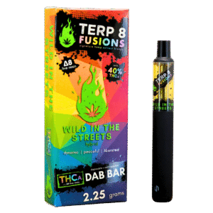 Wild in the Streets 2.25g THCA + D8 Live Resin Disposable Dab Bar | Terp 8