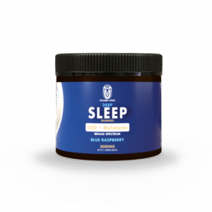 Deep Sleep CBD & Melatonin Infused Gummies – Blue Raspberry 3000MG