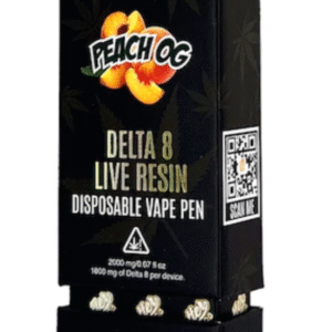 Butter OG Delta 8 Live Resin Disposable Vape 2G – Peach OG (Indica)