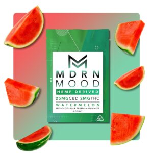Watermelon – 25mg CBD / 2mg THC (6ct)
