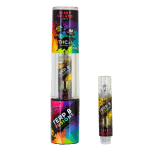 Berry Gelato 1g THCA + D8 Live Resin Cartridge | Terp 8