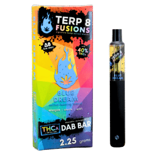 Blue Dream 2.25g THCA + D8 Live Resin Disposable Dab Bar | Terp 8