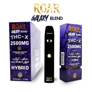 Roar Galaxy Blend THC-X Disposable Vape 2500MG – Jack Herver & Northern Lights (Hybrid)