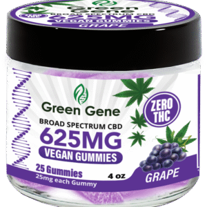 Green Genie CBD Vegan Pectin Infused Gummies w/ B12 Vitamins (625MG – 2500MG)