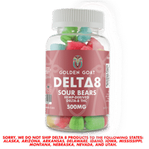 Delta 8 Gummies 500mg – Sour Gummy Bears