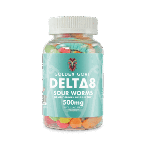 Delta 8 Gummies 500mg – Sour Worms
