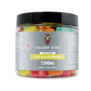 Platinum CBD Gummies 1500mg – Sour Bears