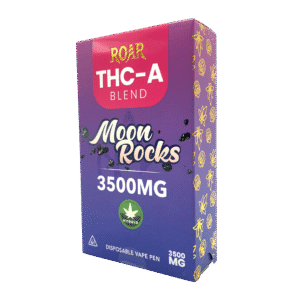 Roar THC-A Blend Disposable Vape 3500MG – Moon Rocks (Hybrid)