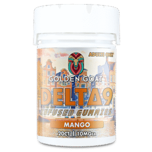 Delta 9 Infused Gummy Squares – Mango
