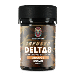 Infused Delta-8 Gummies, 500mg – Orange, 20ct