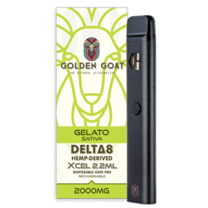 Delta-8 THC Vape Device, 2000mg, Rechargeable/Disposable – Gelato