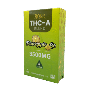 Roar THC-A Blend Disposable Vape 3500MG – Pineapple GO (Sativa)