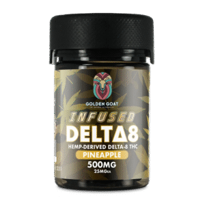 Infused Delta-8 Gummies, 500mg – Pineapple, 20ct