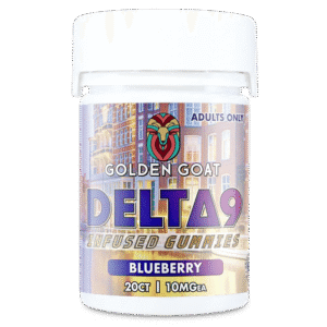 Delta 9 Infused Gummy Squares – Blueberry