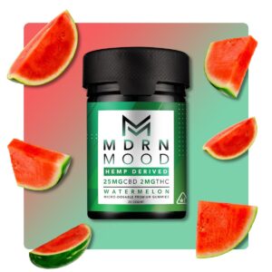Watermelon – 25mg CBD / 2mg THC (20ct)