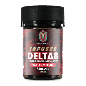 Infused Delta-8 Gummies, 500mg – Watermelon, 20ct