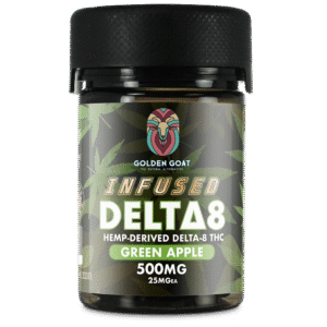 Infused Delta-8 Gummies, 500mg – Green Apple, 20ct