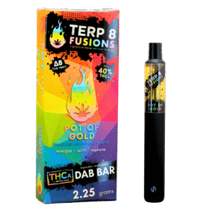 Pot of Gold 2.25g THCA + D8 Live Resin Disposable Dab Bar | Terp 8