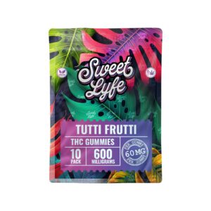 Vegan Gummies 600MG THC Blend – Tutti Frutti